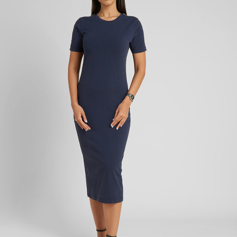 
                      
                        blue T-shirt Midi Dress
                      
                    