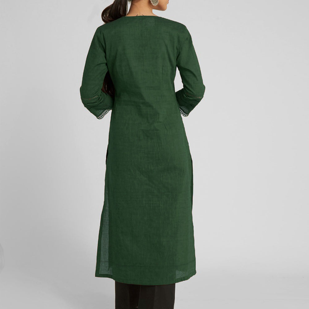 
                      
                        Classic long kurta crafted from a smooth, luxurious Mangalagiri cotton fabric
                      
                    