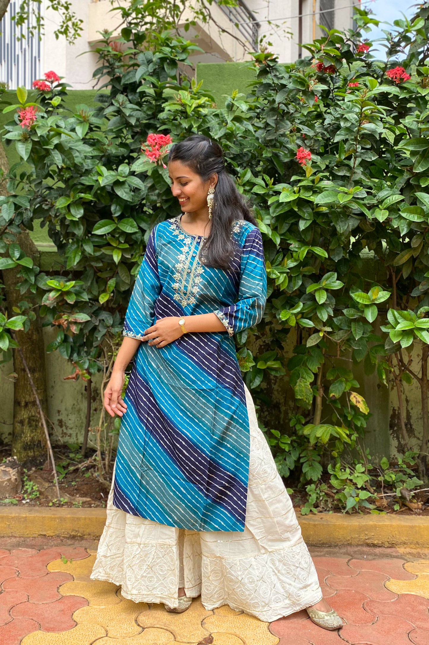 Leheriya kurta on sale