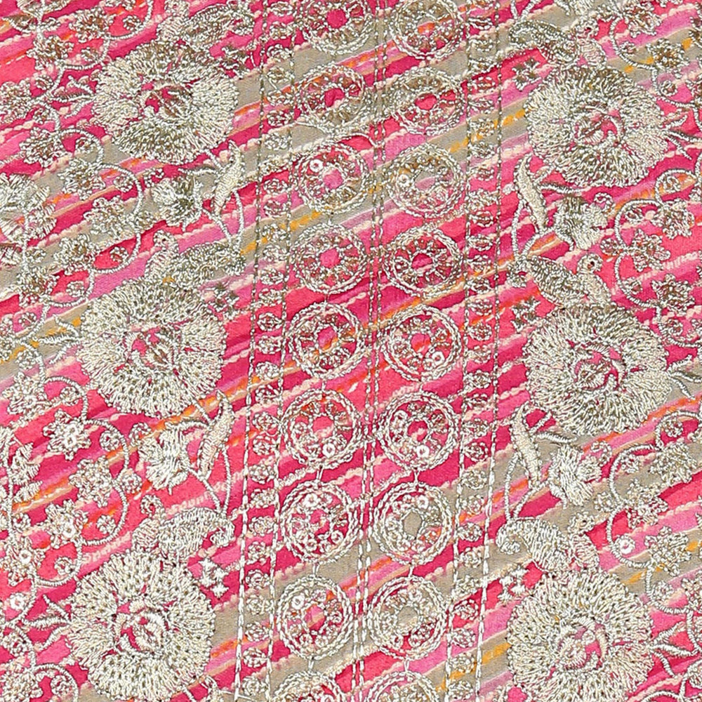 
                      
                        Pink Ethnic Motifs Printed Thread Work Block Print Anarkali Kurta
                      
                    