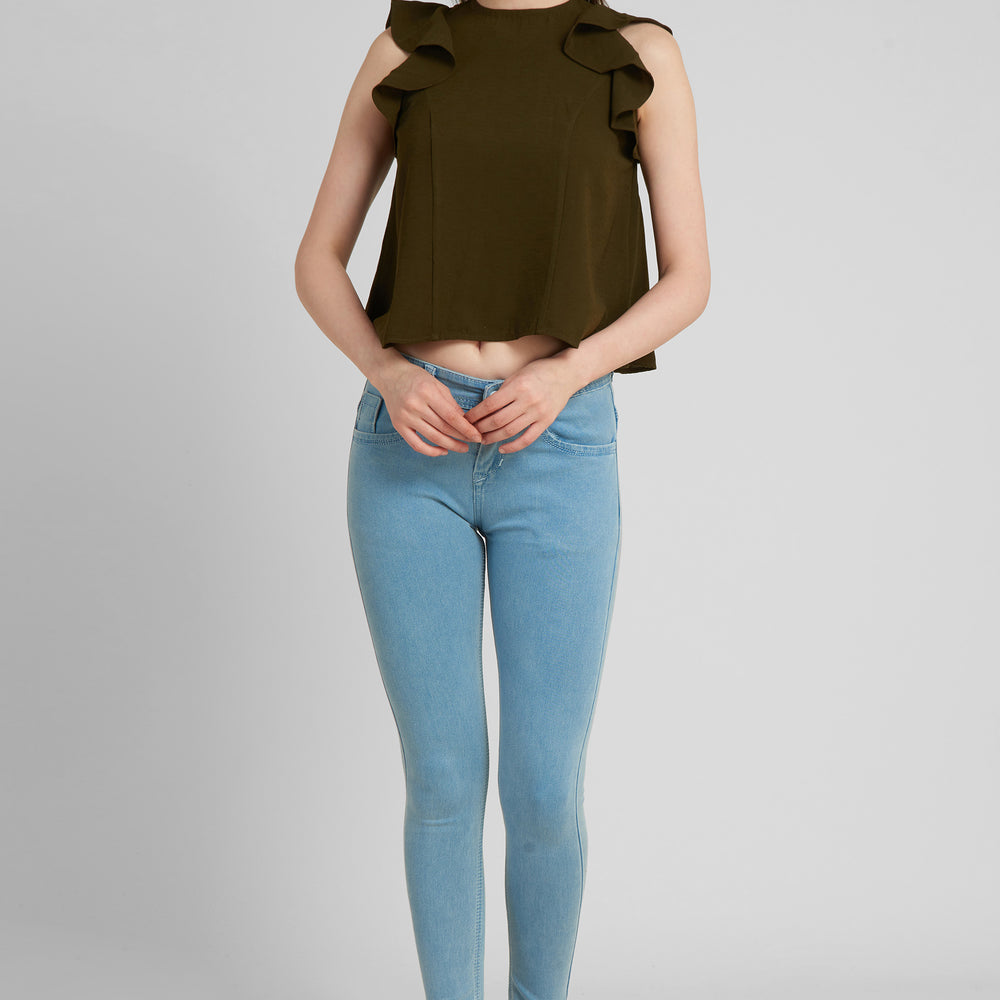 
                      
                        Olive Green Crop Top
                      
                    