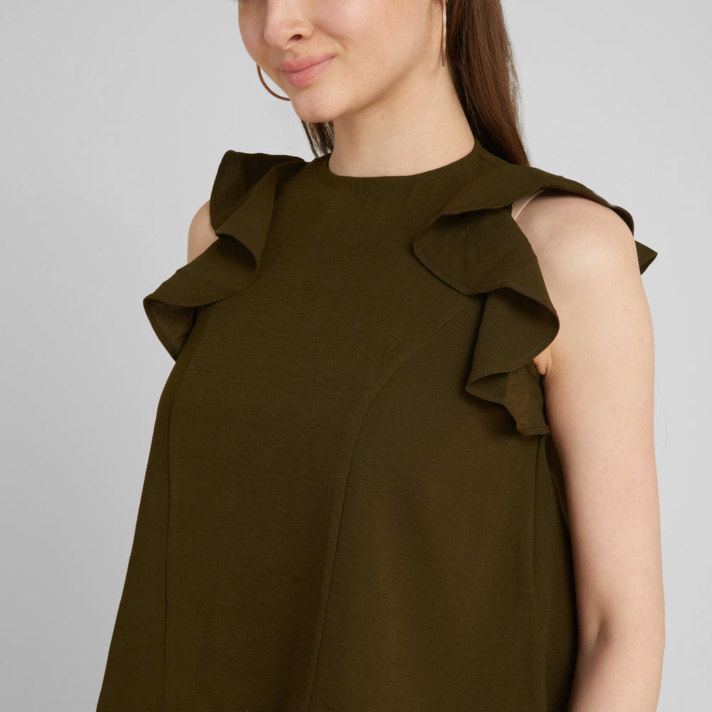 
                      
                        Olive Green Crop Top
                      
                    